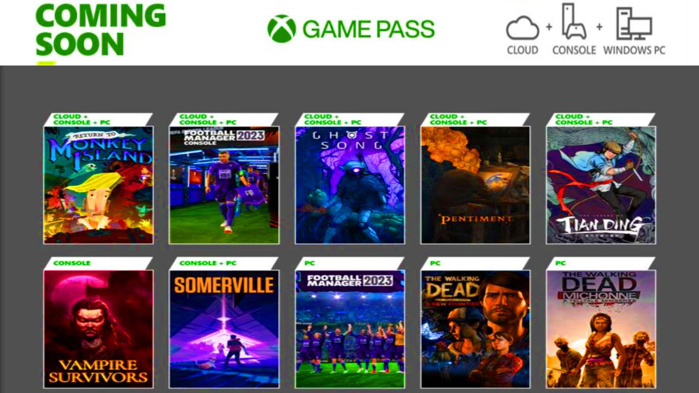 Confira os novos jogos do Game Pass em Novembro